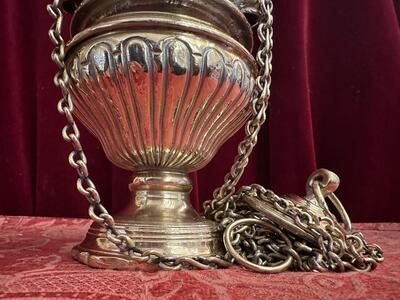 Censer en Bronze / Polished and Varnished, Belgium  19 th century
