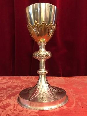 Chalice en full silver / Polished / Varnished, France 19th century