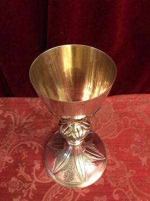 Chalice en full silver / Polished / Varnished, France 19th century