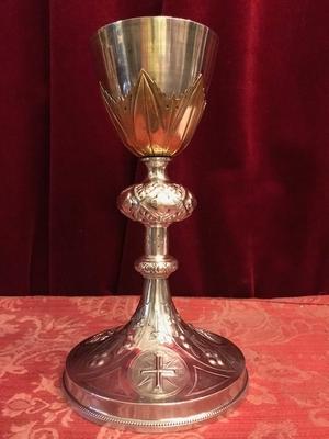 Chalice en Full Silver / Polished and Varnished, France 19th century