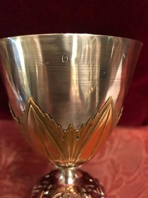 Chalice en Full Silver / Polished and Varnished, France 19th century