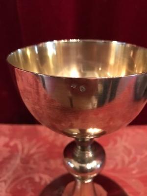 Chalice en full silver, France 19th century