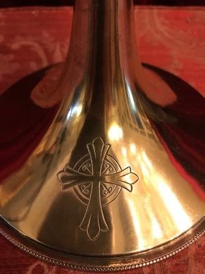 Chalice en full silver, France 19th century