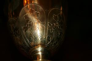 Chalice en silver, France 19th century