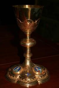 Chalice en silver, France 19th century