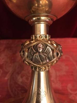 Chalice With Original Paten All Silver en full silver, Belgium