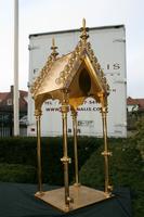 Chapel en brass / gilt, France 19th century