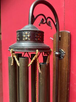 Chapel - Sacristy Gong en Wood / Bronze, Netherlands  20 th century