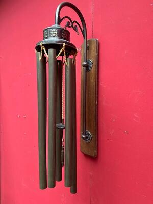 Chapel - Sacristy Gong en Wood / Bronze, Netherlands  20 th century