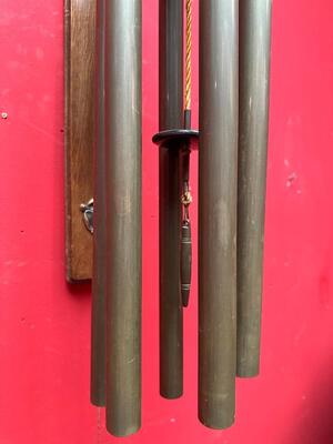 Chapel - Sacristy Gong en Wood / Bronze, Netherlands  20 th century