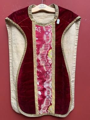 Chasuble en Fabrics, Belgium 19th century