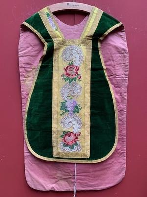 Chasuble en Fabrics, Belgium 19th century