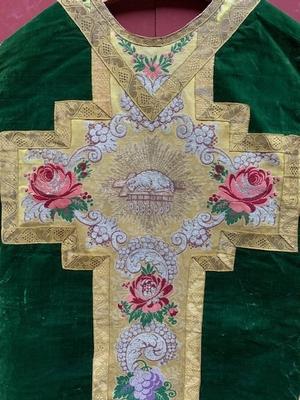 Chasuble en Fabrics, Belgium 19th century