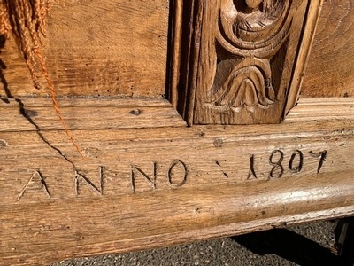 Chest en Oak, 1807