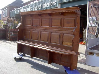 Choir Furniture en Oak wood, Dutch 19th century