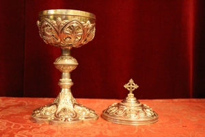 Ciborium en full silver, France 19th century ( Anno 1880)