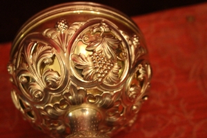 Ciborium en full silver, France 19th century ( Anno 1880)