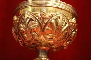 Ciborium en full silver, France 19th century ( Anno 1880)