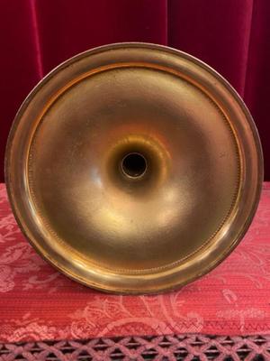 Ciborium en Brass /  Polished, Belgium  19 th century