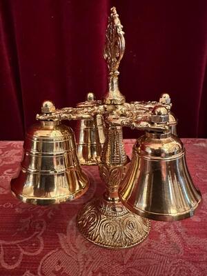 Altar - Bell style Classicistic en Bronze / Polished and Varnished, Belgium  19 th century ( Anno 1885 )