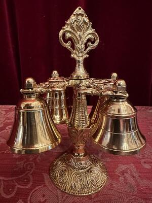 Altar - Bell style Classicistic en Bronze / Polished and Varnished, Belgium  19 th century ( Anno 1885 )