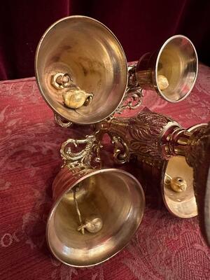 Altar - Bell style Classicistic en Bronze / Polished and Varnished, Belgium  19 th century ( Anno 1885 )
