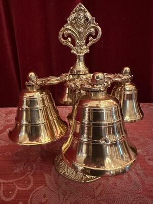 Altar - Bell style Classicistic en Bronze / Polished and Varnished, Belgium  19 th century ( Anno 1885 )