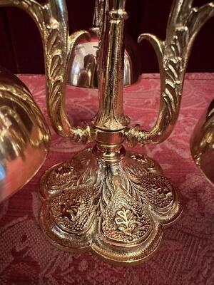 Altar - Bell style Classicistic en Bronze / Polished and Varnished, France 19 th century ( Anno 1885 )