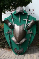 Coat Of Arms en Bronze / Metal, France 20 th century