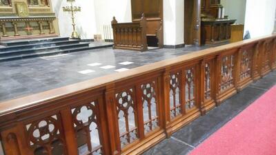 Communion Rail  en Oak wood, 19 th century