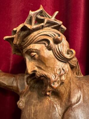 Corpus Christi  en Hand - Carved Wood Oak, Netherlands  19 th century