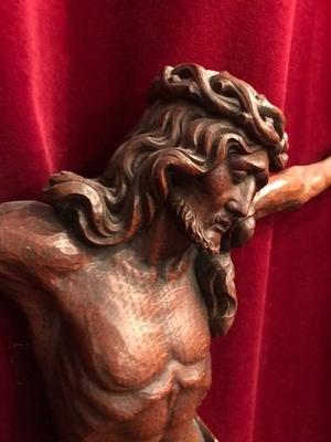 Corpus Christi en hand-carved wood Oak, Dutch 19th century