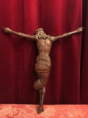 Corpus Christi en hand-carved wood Oak, Dutch 19th century