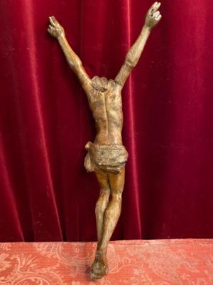 Corpus Christi  en Fully Hand - Carved Wood Oak, Belgium 18th century