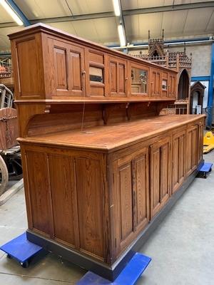 Credens Cabinet  en Pine wood, Belgium 20th century ( 1910 )