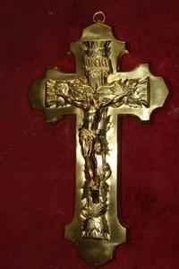 Cross + Corpus en Full Bronze, Belgium 19th century