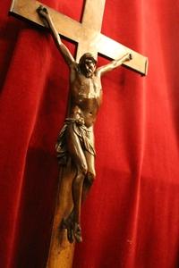 Cross + Corpus en wood, Flemish 18 th century