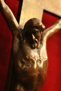 Cross + Corpus en wood, Flemish 18 th century