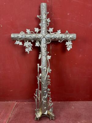 Cross From Graveyard en Cast - Iron, France 19 th century