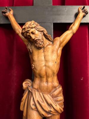 Cross With Corpus Christi  en Hand - Carved Wood , Netherlands  18 th century