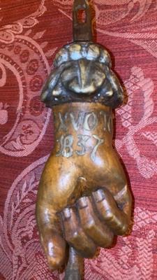 Ex Voto - Votif - Hand Dated 1837 en Hand - Carved Wood , Southern Germany 19 th century ( Anno 1837 )