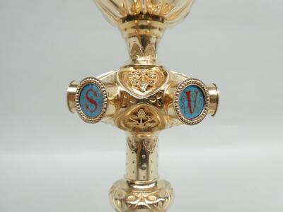 1  Exceptional Chalice By : Jamain Jules En Chevron Eugene - Paris - France