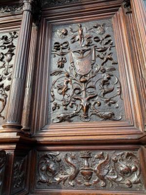 Exceptional Choir Stalls Higher Price Range. en Walnut Wood, France 18 th century