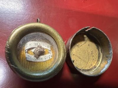 1  Exceptional Reliquary - Relic Ex Ossibus B. Maria Virgine. Very Rare Relic