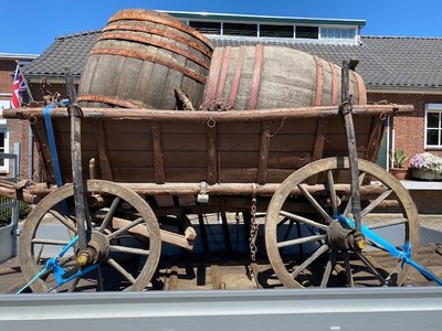 Farm Wagon en Wood , Hungary 19 th century