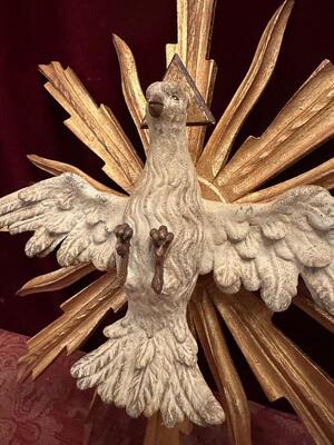 1  Fully Hand - Carved Dove ( Holy Spirit )