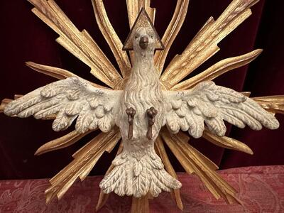 1  Fully Hand - Carved Dove ( Holy Spirit )