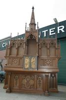 Altar style gothic en wood , Dutch 19th century