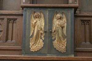 Altar style gothic en wood , Dutch 19th century