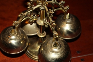 Altar - Bell style Gothic en bronze, Belgium 19th century